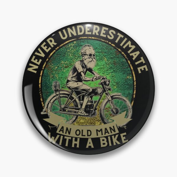 Item preview, Never underestimate an old man with a bike designed and sold by effateON.