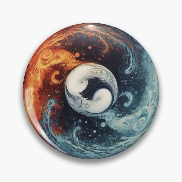 Item preview, Elemental Swirl of Yang & Yin designed and sold by Jemimo.