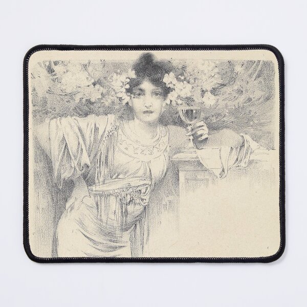 Item preview, Menu Cards no. 3 (From a set of Four), by Alphonse Mucha. HIGH DEFINITION designed and sold by MINDTHECHERRY.