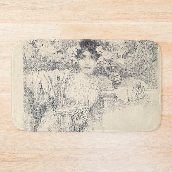 Item preview, Menu Cards no. 3 (From a set of Four), by Alphonse Mucha. HIGH DEFINITION designed and sold by MINDTHECHERRY.