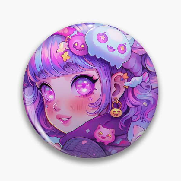 Item preview, Kawaii Pastel Fantasy Ghosts and Anime Girl designed and sold by bubblegoth.