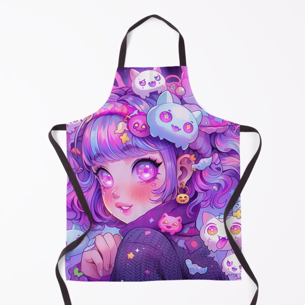 Item preview, Kawaii Pastel Fantasy Ghosts and Anime Girl designed and sold by bubblegoth.