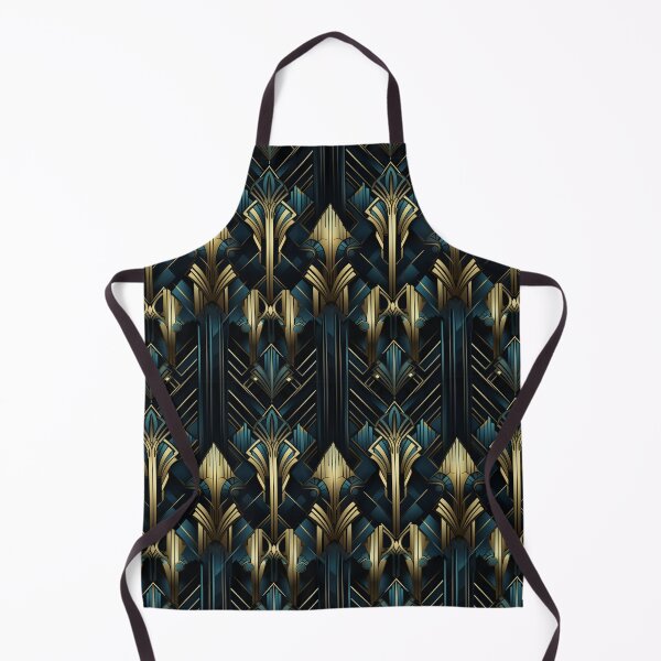 Item preview, Seamless pattern in art deco style. Dark blue background designed and sold by Ekalininart.