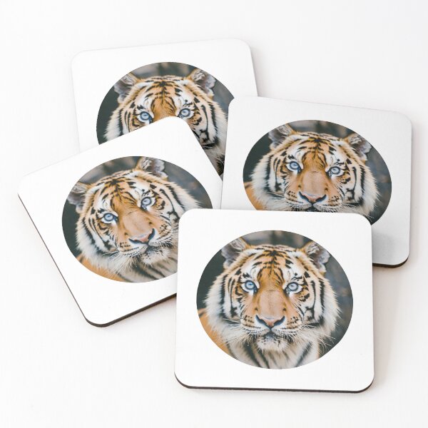 Item preview, Blue-Eyed Siberian Tiger  designed and sold by CharmStudio.
