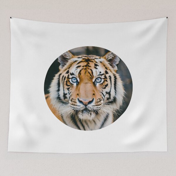 Item preview, Blue-Eyed Siberian Tiger  designed and sold by CharmStudio.