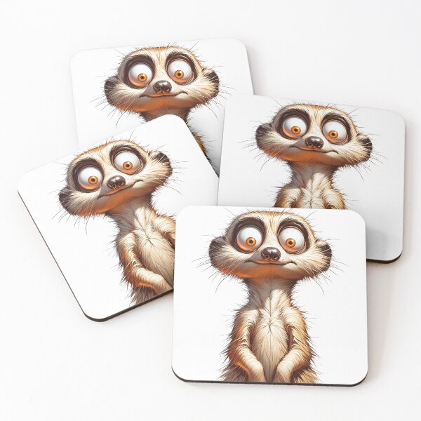 Item preview, crazy meerkat sticker designed and sold by LLSGermany.