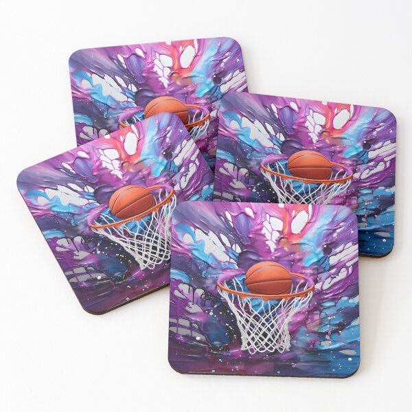Item preview, Basketball Hoop Purple Pink Blue designed and sold by jendrip.