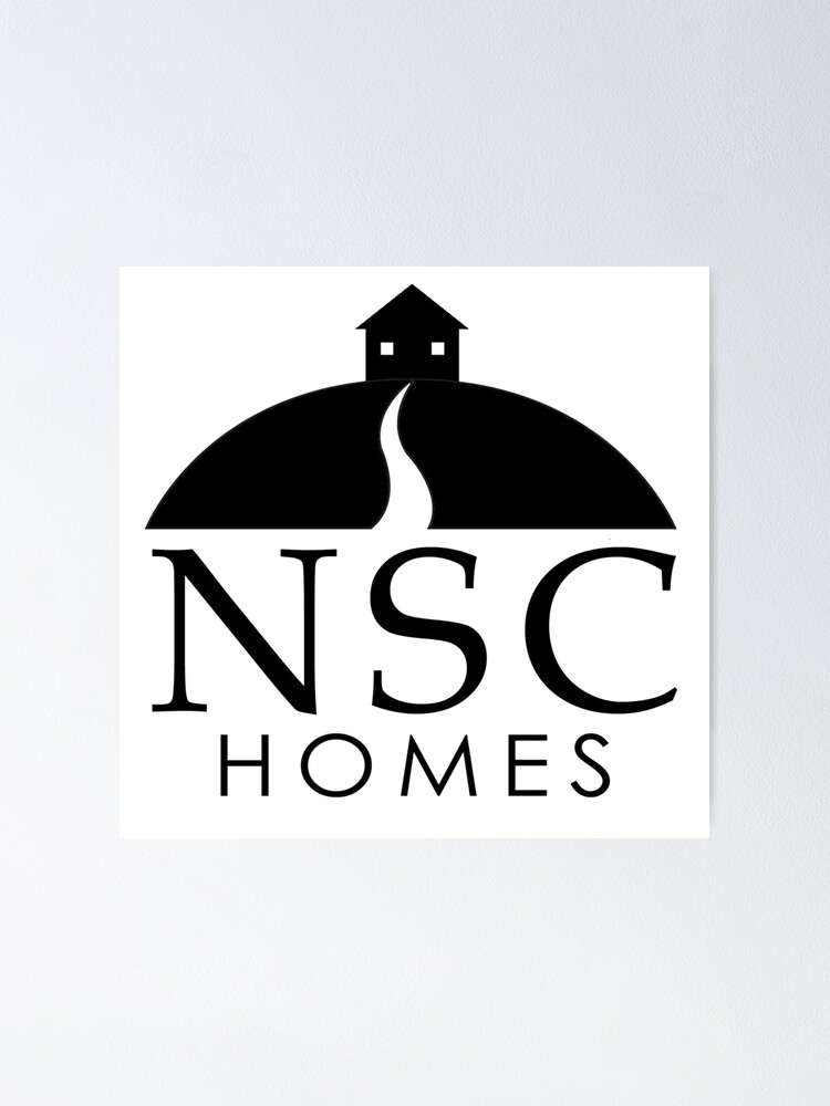 Thumbnail 1 of 3, Poster, NSC Homes Logo Design designed and sold by DefinedByDesign.