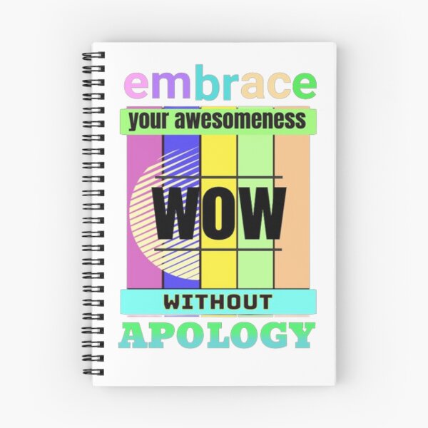 Item preview, embrace your awesomeness without apology designed and sold by jonmobo.