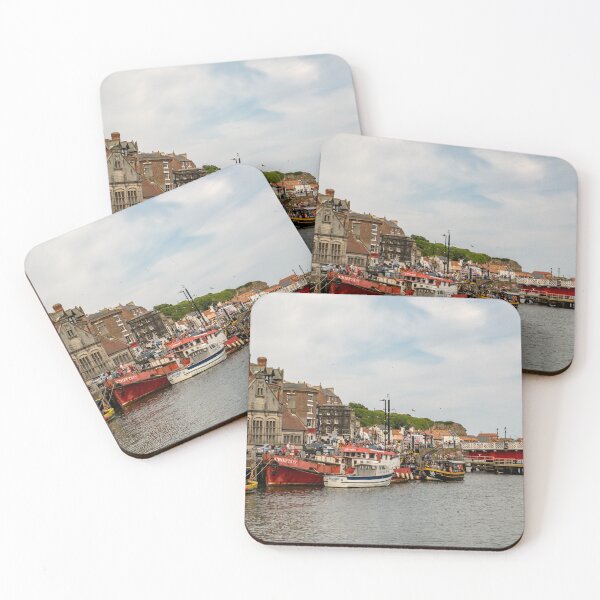 Item preview, Fishing boats in Whitby harbour designed and sold by yackers1.