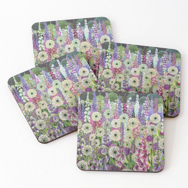 Item preview, Alliums and Foxgloves designed and sold by AnneMcArt.