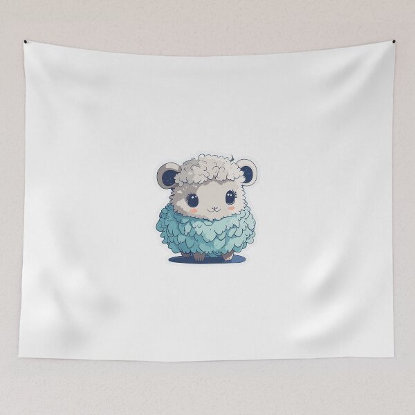 Item preview, Tender Little Sheep: Charm in 4K designed and sold by Julius-CodeArt.