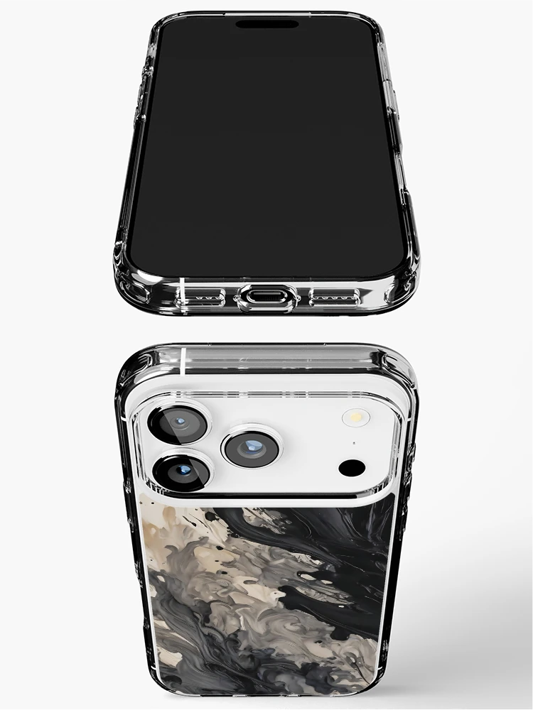 Thumbnail 3 of 5, iPhone Case, Ink Splatter Texture designed and sold by RemonMichel.