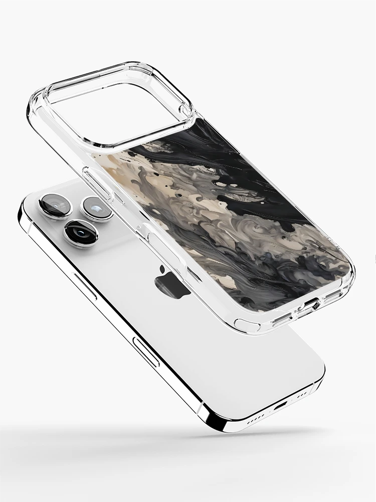 Thumbnail 2 of 5, iPhone Case, Ink Splatter Texture designed and sold by RemonMichel.