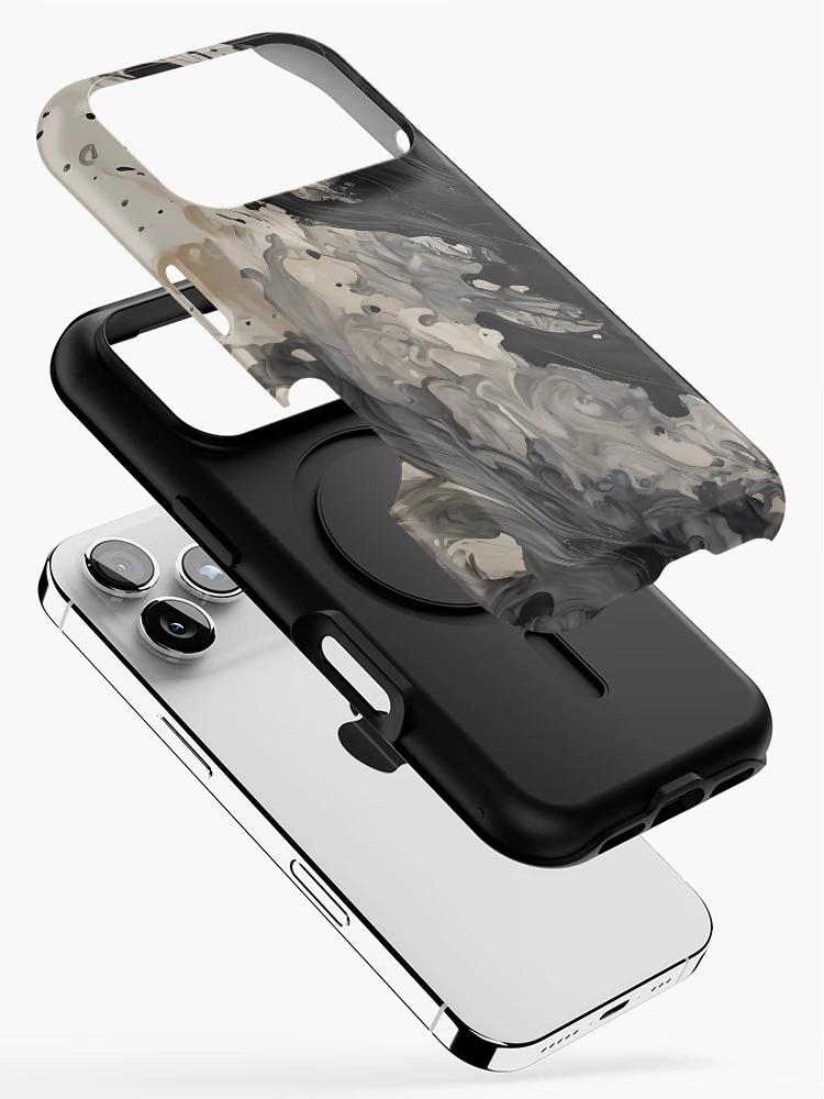 Thumbnail 2 of 4, iPhone Case, Ink Splatter Texture designed and sold by RemonMichel.