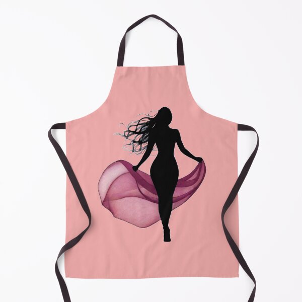 Item preview, Women silhouette with silk scarf designed and sold by AD-Digital-Art.