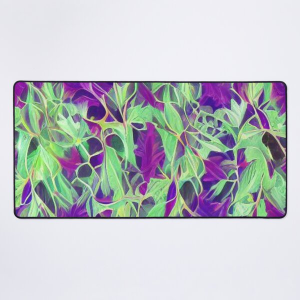 Item preview, Abstract Green and Purple Leaf Pattern designed and sold by calibrit.