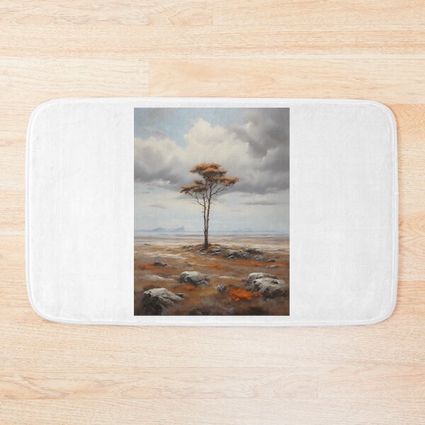 Item preview, The vastness of a tundra, vintage oil painting designed and sold by CreativeSparkzz.