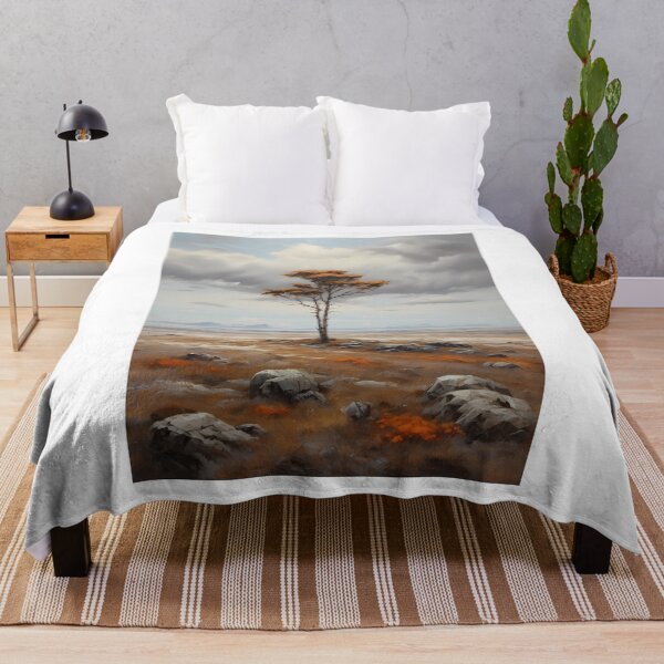 Item preview, The vastness of a tundra, vintage oil painting designed and sold by CreativeSparkzz.
