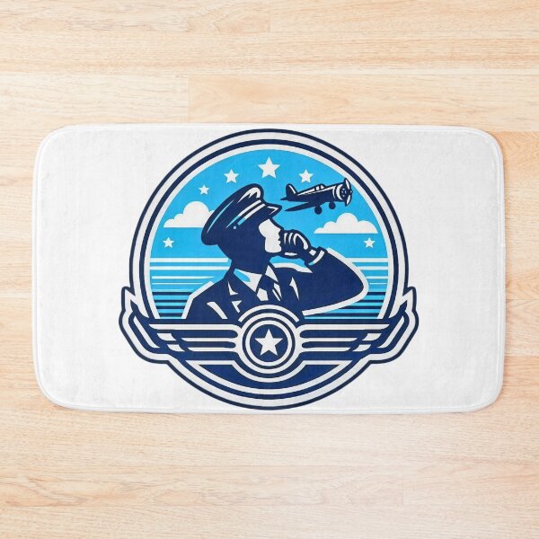 Item preview, Blue Skies Aviation Plane Pilot Emblem designed and sold by KayaJD.