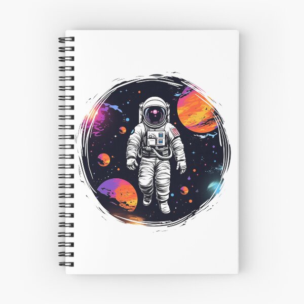 Item preview, Astronaut Floating in Space, Bright Planets  designed and sold by TyGuySupply.