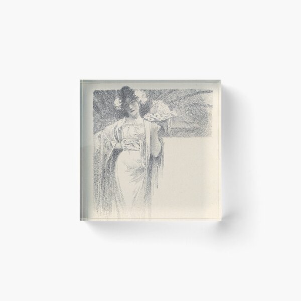 Item preview, Menu Cards no. 1 (From a set of Four), by Alphonse Mucha. HIGH DEFINITION designed and sold by MINDTHECHERRY.