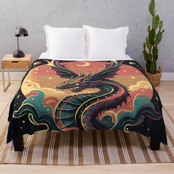Item preview, Galaxy Dragon - Minimalist Vector Illustration designed and sold by DragonRealms.