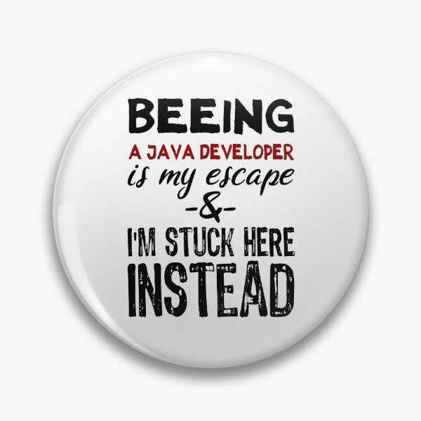 Item preview, Beeing A Java Developer is my escape designed and sold by BYNDART.