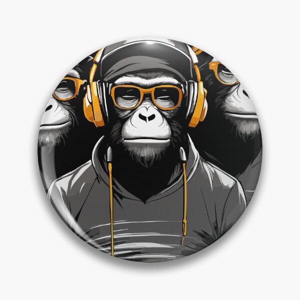 Item preview, Ape Squad - Cool monkey trio with sunglasses designed and sold by beDiceDesigns.