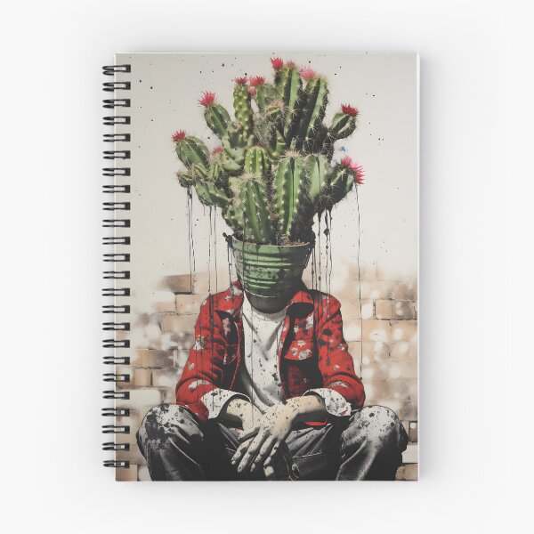 Item preview, Banksy style Graffiti Urban wall art - Cactus man designed and sold by Plant-shop.