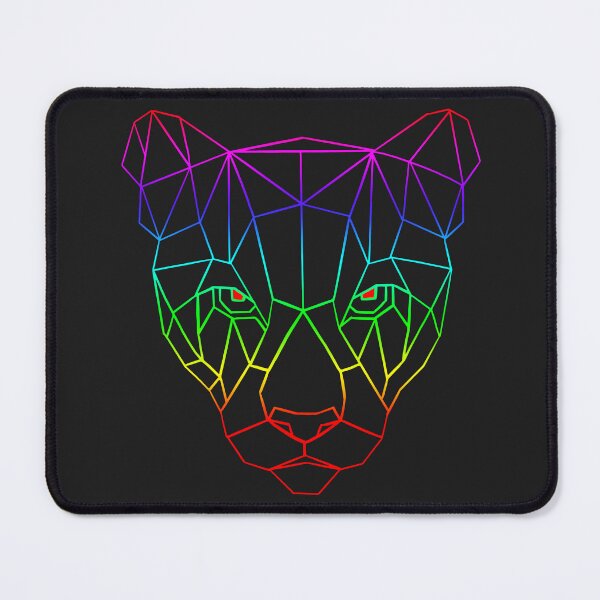 Item preview, Cute geometric colorful coguar design - linear design designed and sold by By-Jeff.