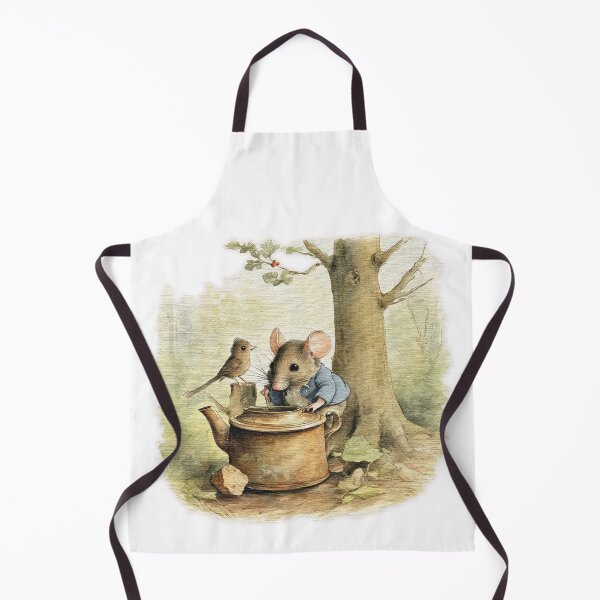 Item preview, mouse and an old teapot designed and sold by jnsmerchstore.