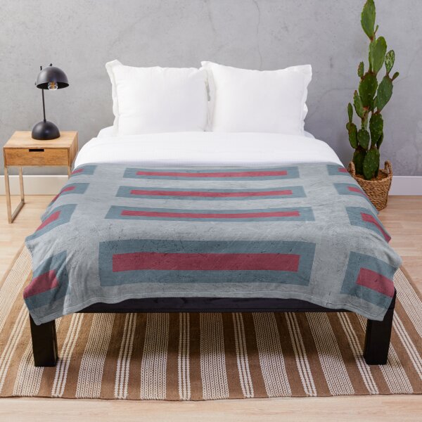 Item preview, Blue and Red Brick Metal Pattern designed and sold by Diana377.