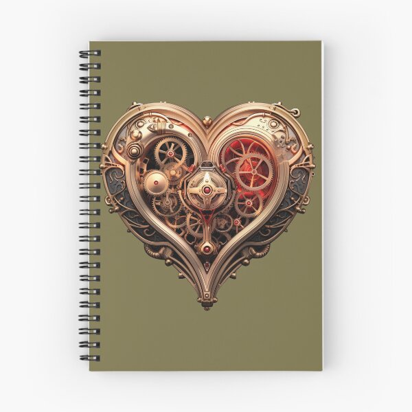 Item preview, Vintage Steampunk heart art love designed and sold by fansyartdesign.