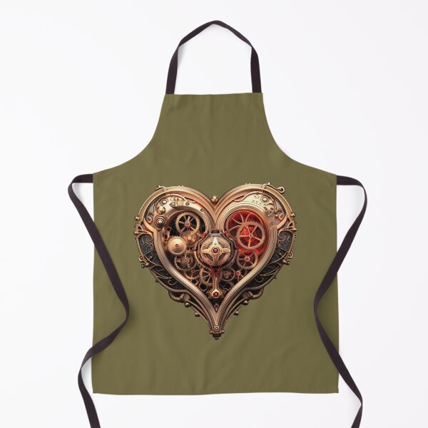 Item preview, Vintage Steampunk heart art love designed and sold by fansyartdesign.