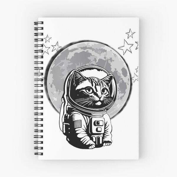 Item preview, Space Cats - Cats and the Moon, Astronaut Cats designed and sold by abeautifulife.