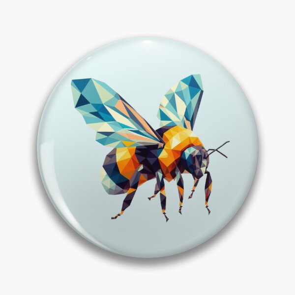 Item preview, Low Poly Bumblebee Pop Art designed and sold by pseudosiren.