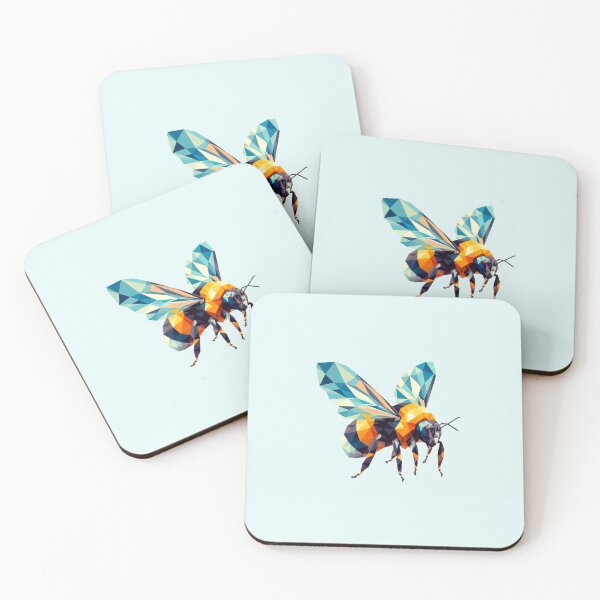 Item preview, Low Poly Bumblebee Pop Art designed and sold by pseudosiren.