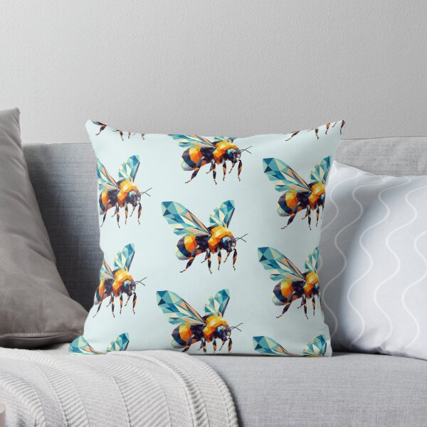 Item preview, Low Poly Bumblebee Pop Art designed and sold by pseudosiren.