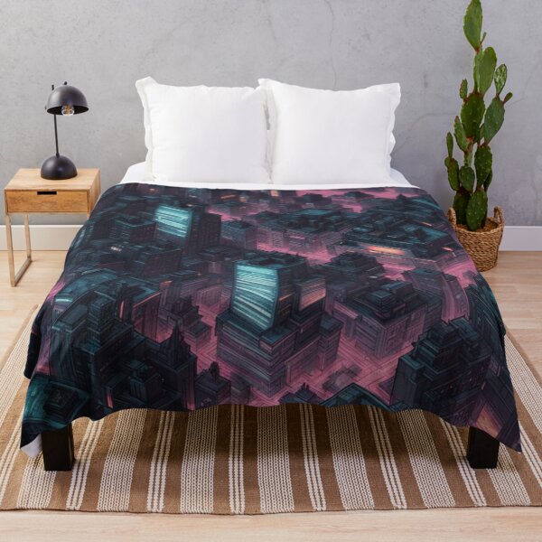 Item preview, Cyberpunk City, Abstract Digital Art designed and sold by Burn-Ego.