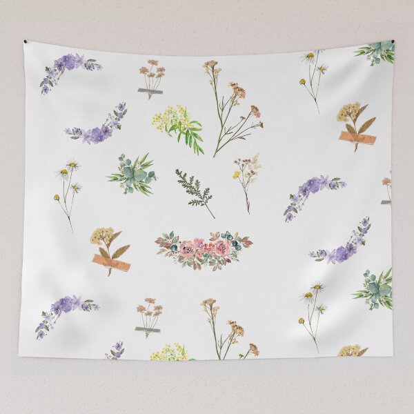 Item preview, Tiny Different Flowers designed and sold by Ambreen09.