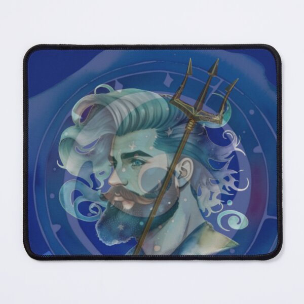 Item preview, Aquarius in the zodiac sign of Aquarius - blue designed and sold by kikidu21.