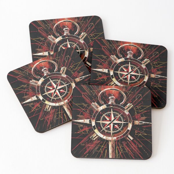 Item preview, Compass in Crimson: Celestial Realism in Red Matrix designed and sold by MarinaFila.