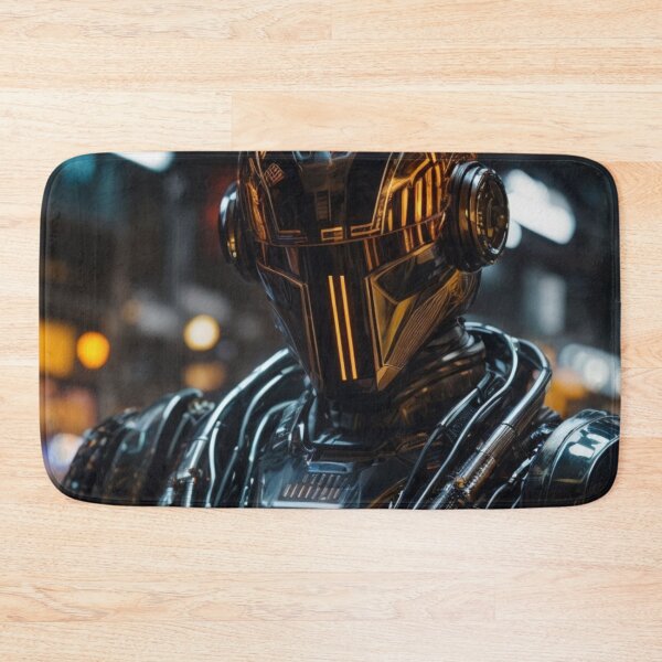 Item preview, Dark mechanic futuristic robot, Portrait designed and sold by mikaws.