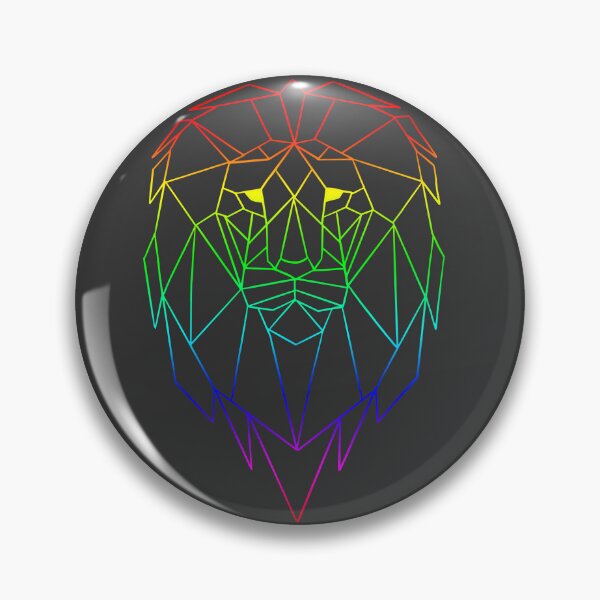 Item preview, Colorful geometric lion design-Animals with geometric design designed and sold by By-Jeff.
