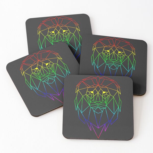 Item preview, Colorful geometric lion design-Animals with geometric design designed and sold by By-Jeff.