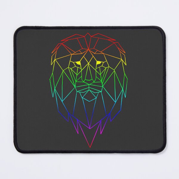 Item preview, Colorful geometric lion design-Animals with geometric design designed and sold by By-Jeff.
