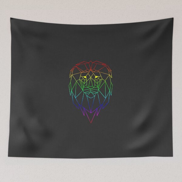 Item preview, Colorful geometric lion design-Animals with geometric design designed and sold by By-Jeff.