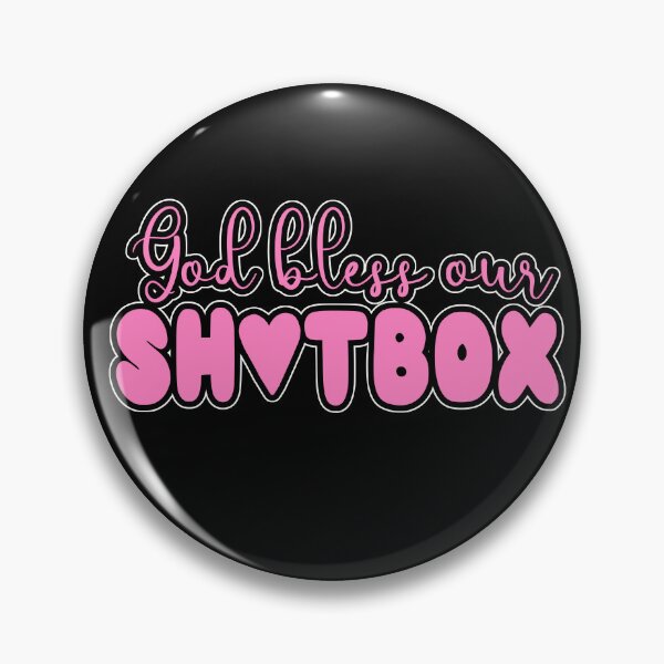 Item preview, God bless our sh!tbox  designed and sold by Hannah Hibbert.