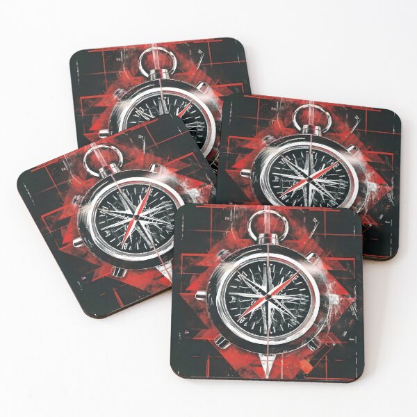 Item preview, Compass in Crimson: Celestial Realism in Red Matrix designed and sold by MarinaFila.